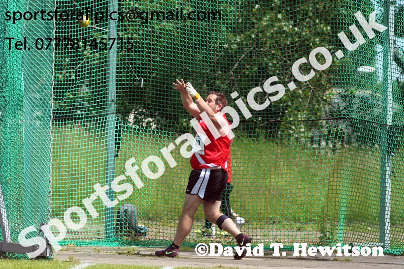 Mens hammer, 2019 NEMA Track and Field Champs, Monkton. Photo:  David T. Hewitson/Sports for All Pics